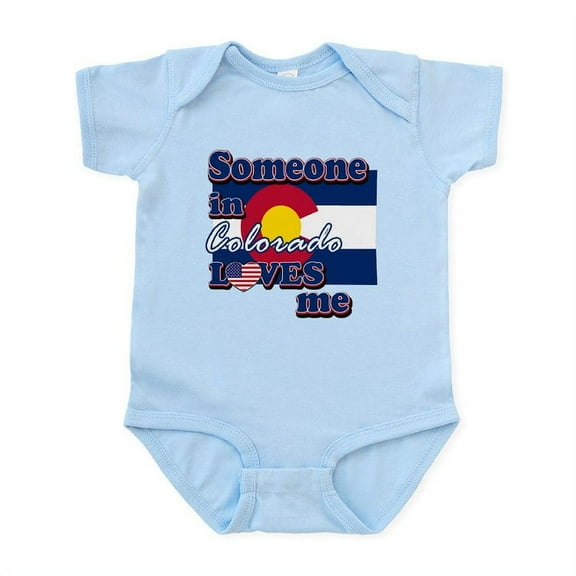 CafePress - Someone In Colarado Loves Me Infant Bodysuit - Baby Light Bodysuit, Size Newborn - 24 Months