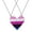 Style 4, variant on Women's Men's Stainless Steel Heartfelt Rainbow Heart Friendship Pendant Necklace Unisex Couple Gay Lesbian Pride Jewelry Style 3