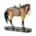 thumbnail image 3 of yotijay Horse Statue Decor Animal Figurine Crafts Desk Centerpiece Resin Horse Sculpture Brown, 3 of 9