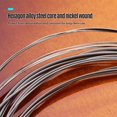 thumbnail image 2 of Electric Guitar Strings Hexagon Alloy Core Nickel Wound Bright 6 Long-term Use Professional Musician Funk Bass Performance, 2 of 8