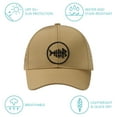 thumbnail image 5 of Bassdash UPF 50+ Quick Dry Baseball Cap Water Resistant Laser Cut Mesh Snapback Hat for Men Women Fishing Hiking FH14, 5 of 5