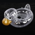 thumbnail image 1 of Anillo de natación con forma de pato transparente para bebés y niños pequeños, asiento flotante de agua, entrenador de seguridad para piscina de 0 a 4 años, 1 of 8