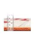 thumbnail image 5 of Unique Loom Outdoor Modern Collection Area Rug - Albuquerque (6' x 9' Rectangle Burgundy/Beige), 5 of 7