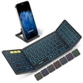 thumbnail image 1 of Teclado Bluetooth Samsers plegable con teclado numérico negro, 1 of 9