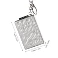 thumbnail image 2 of KALLORY 3Ud Espejo De Mano Doble Plegable Metal Para Maquillaje Portátil, 2 of 7