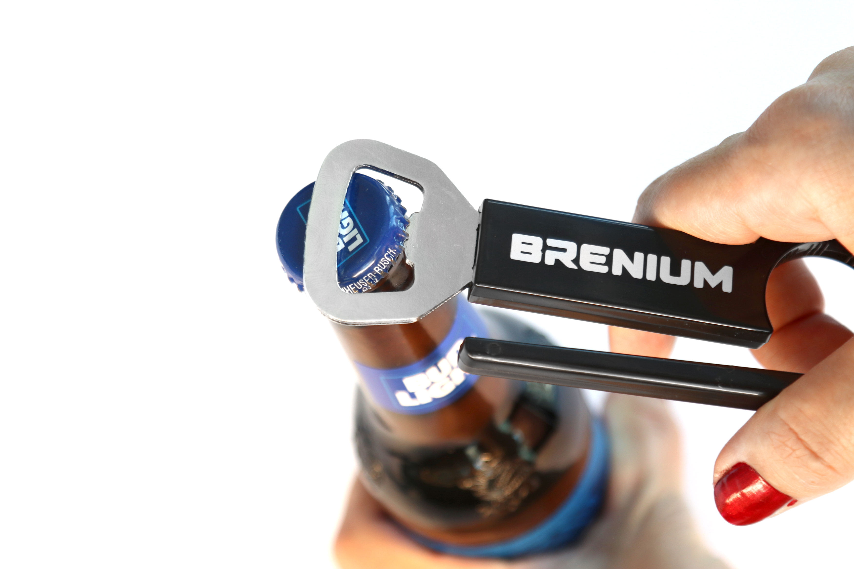 Brenium 2-Pack Ergonomic Bottle Opener - Easy Twist for Weak Hands, Seniors,  Arthritis, Orange 
