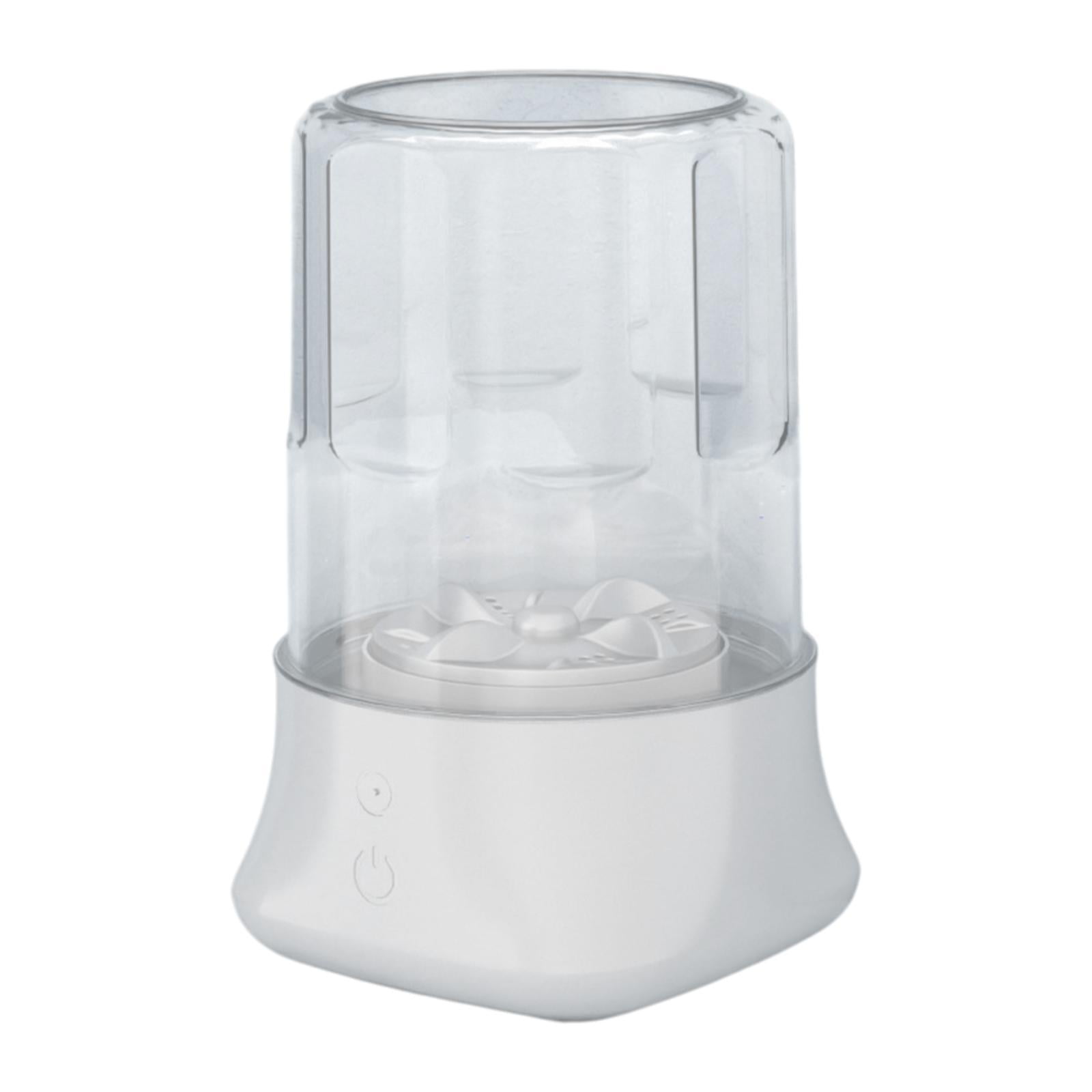 yotijay Portable Washing Machine Compact Small Washer USB Rechargeable Mini Laundry Cup 1L for Home Apartment Travel Dorm Small Items white