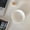 Pearl round bowl, variant on CHUNTIAN Japanese Style White Simple Pearl Edge Ceramic European Style Plate Cute Dessert Bowl Salad Bowl Bowl and Dish Set Posing