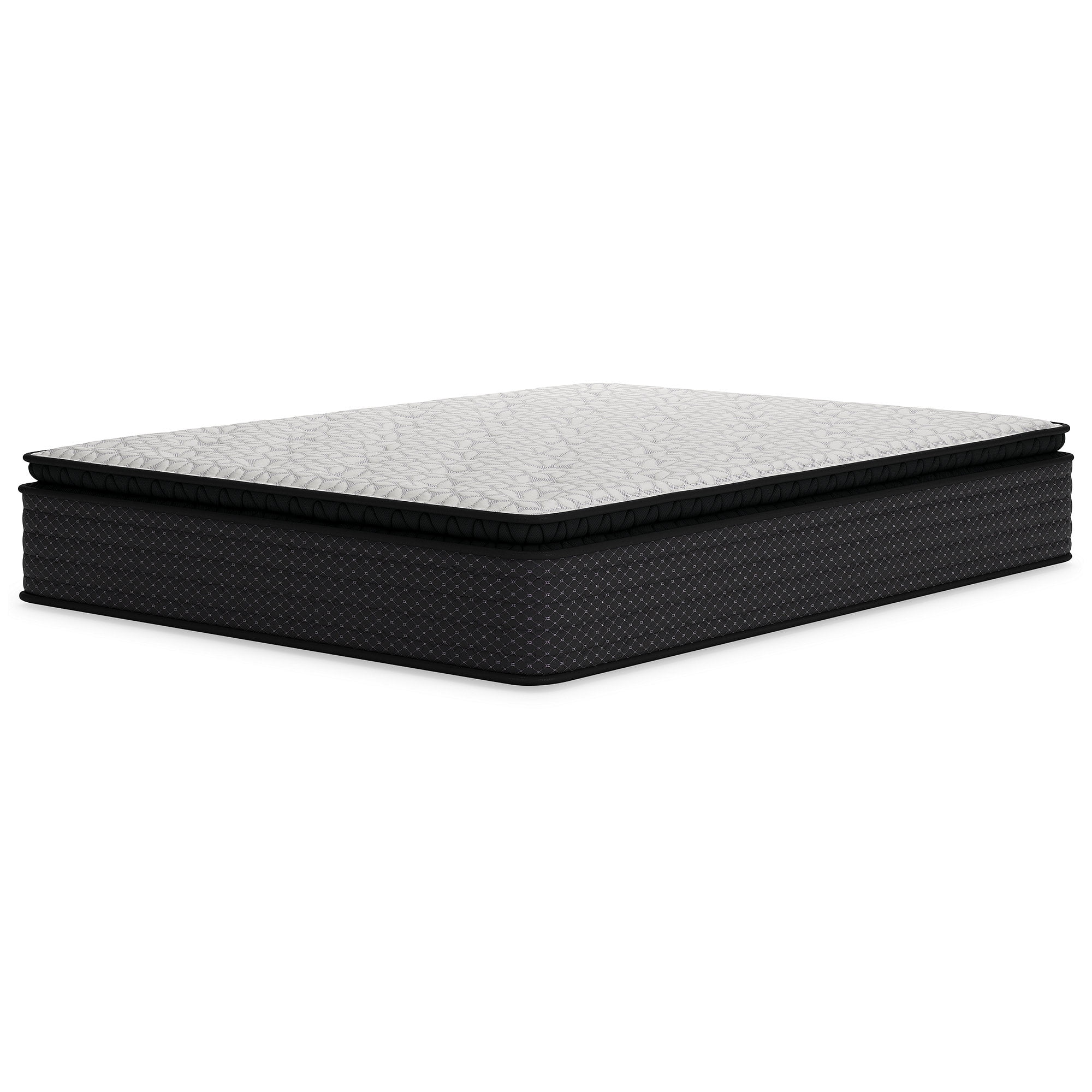 Signature Design by Ashley Queen Size Limited Edition 13" Pillow Top Hybrid Mattress with Lumbar Support Gel Memory Foam, White
