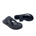 thumbnail image 3 of Katherine Black leather thong sandal, 3 of 5