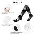 thumbnail image 5 of Lsque Happy Halloween 1 Pattern Sport Compression Socks for Men & Women 15-20 mmHg Knee High Nurse Pregnant Running Medical and Travel Athletic, 5 of 6