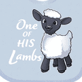 thumbnail image 4 of Inktastic One of His Lambs- Easter sheep Boys or Girls Baby Bib, 4 of 4