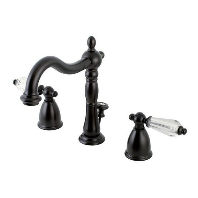 Kingston Brass KB1975WLL Widespread Lavatory Faucet with Retail Pop-Up, Oil Rubbed Bronze