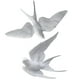 thumbnail image 2 of 2pcs Swallow Decoración de pared de la pared Decoración de pared de pájaros rústicos Decoración de golondrina al aire libre adornos para el hogar, 2 of 6