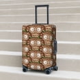 thumbnail image 2 of Lsque Beautiful Owl Printed Luggage Cover, Travel Luggage Protector,Scratch and Dirt Resistant, Fits 18-32 Inch Luggage - Large, 2 of 9