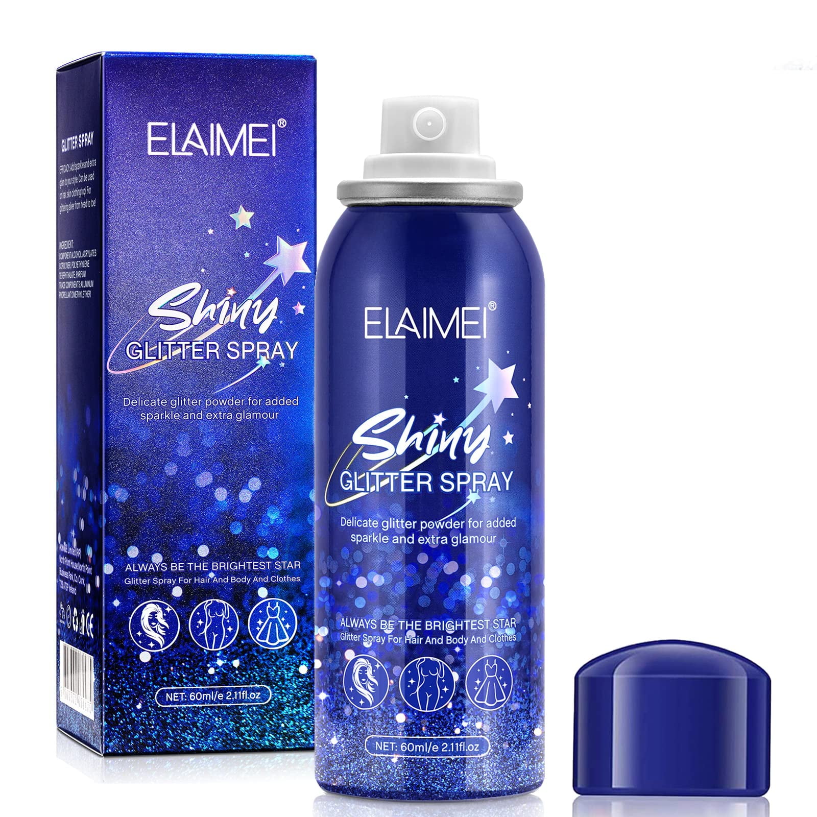 Shiny Glitter Spray, Body Glitter Spray, Hair Glitter Spray, Glitter