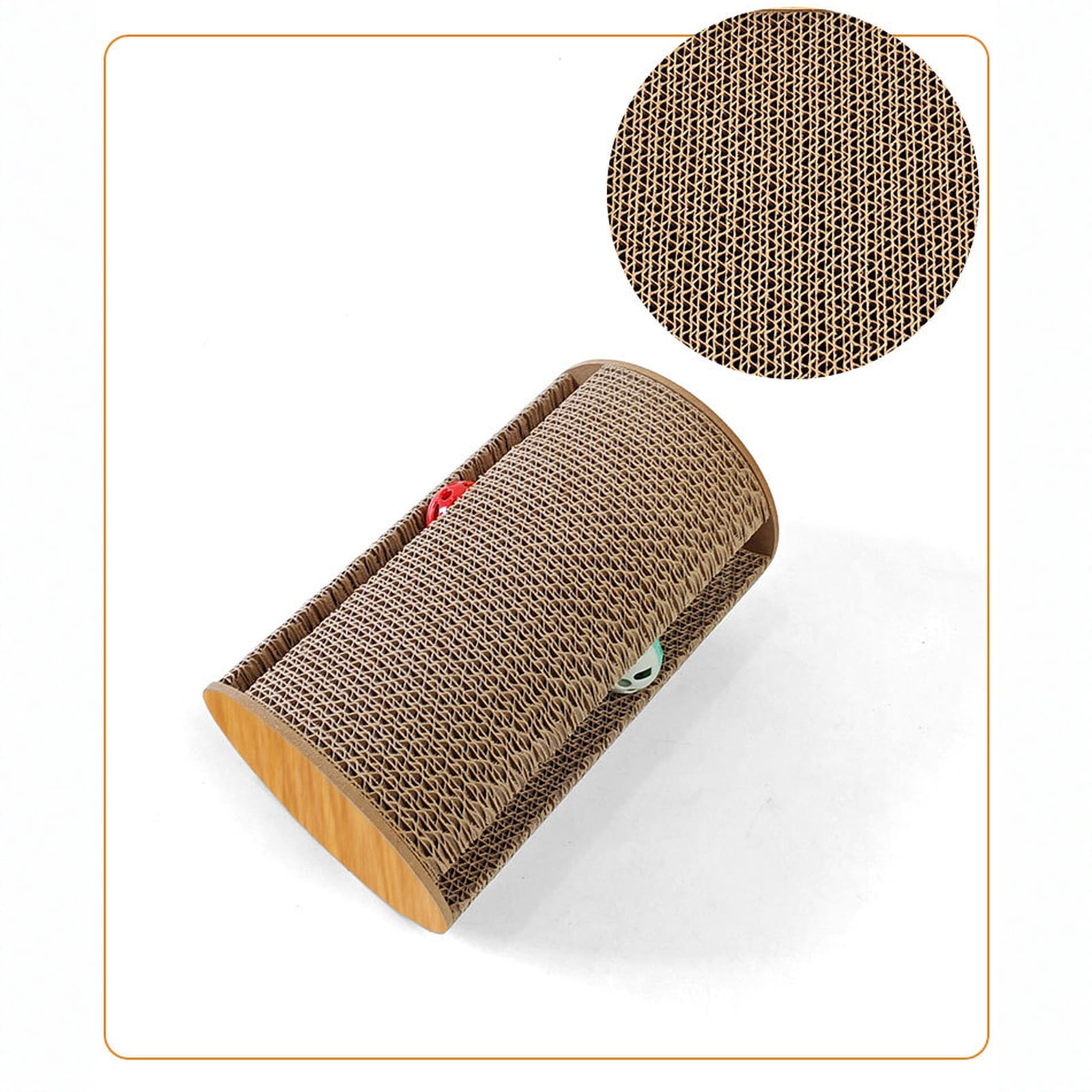 Cat Scratching Post, Cat Scratching Board, Tall Vertical Wall Corner Scratcher with Bell Toy for Indoor Cats, Sisal Cat Scratcher to Protector Furniture, Modern Cat Furniture D