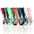 thumbnail image 4 of KAWELL 6 Pairs Compression Socks for Women and Men 20-30mmHg-Circulation Support Socks, 4 of 4