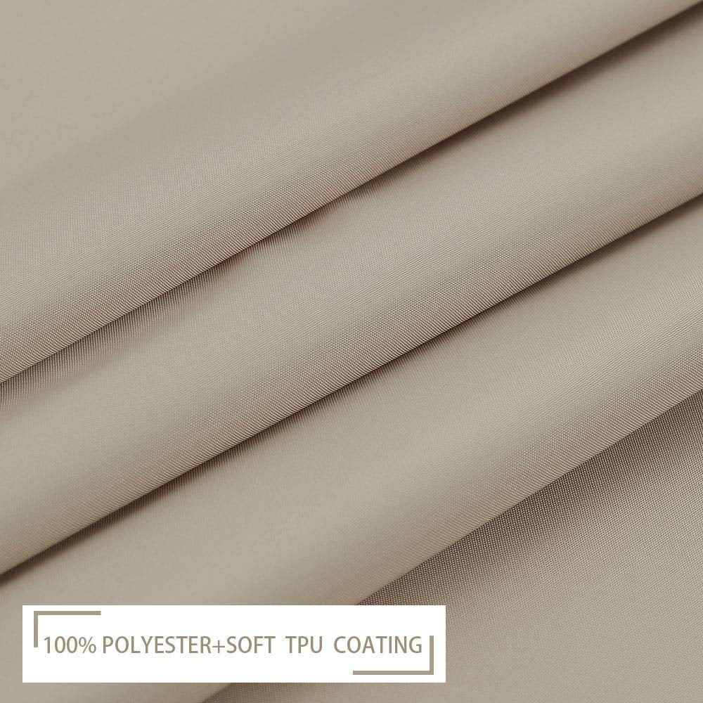DSstyles Hotel Quality 100% Waterproof Fabric Shower Curtain Liner with Magnets for Bathroom