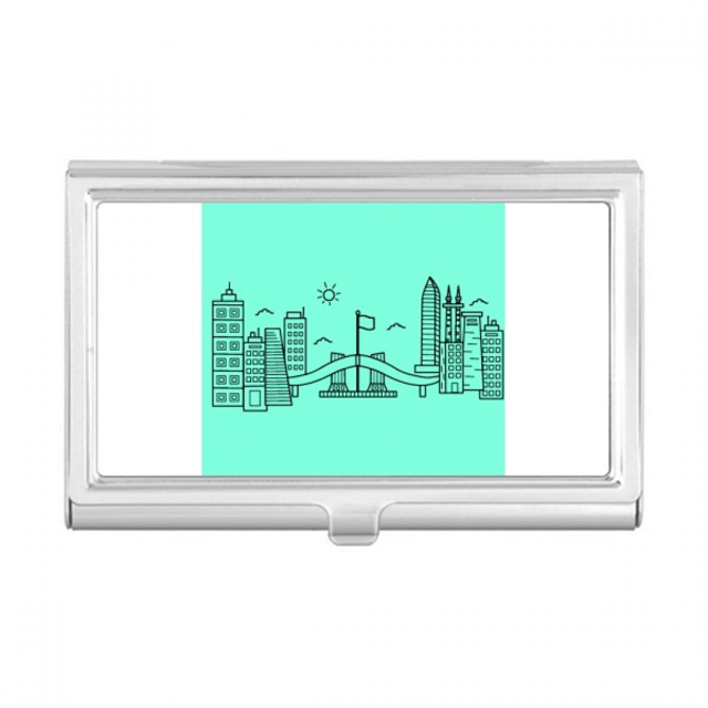 Shenzhen Cities Towns Technology Business Card Holder Case Pocket Box Wallet