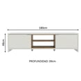 thumbnail image 3 of Mueble Mesa Para Tv Rack Madesa Metz 180cm Hasta 75" MB, 3 of 10