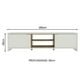 thumbnail image 3 of Mueble Mesa Para Tv Rack Madesa Metz 180cm Hasta 75" MB, 3 of 10