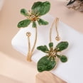 thumbnail image 5 of Chunky Gold Flower Arm Cuff Bracelets for Women Boho Vintage Floral Upper Arm Statement Bangles Simple Open Bracelets Valentines Coquettish Jewelry, 5 of 15