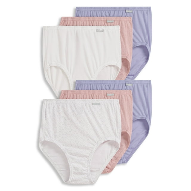 Jockey Women's Plus Size Elance Brief - 6 Pack