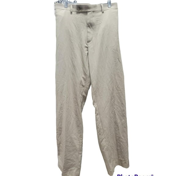 Lauren Ralph Lauren Men's Classic-Fit Ultraflex Flat-Front Dress Pants Tan B4HP (42,30 in)