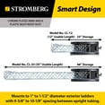 thumbnail image 4 of Stromberg Carlson CL-35 Clothesline; Extend-A-line; Mount To Ladder; 35 Inch Of Line Space; Chrome Plated; With 6 Independent Arms/ Aluminum Mounting Bracket/ Plastic Clothesline Housing Assembly, 4 of 6