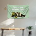 thumbnail image 3 of Tapiz "This Is My Swamp Now" eksent 91x152 cm, 3 of 5