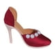 thumbnail image 1 of Zapatos para muñecas BJD, accesorios, zapatos de moda, tacones altos en miniatura rojo, 1 of 9