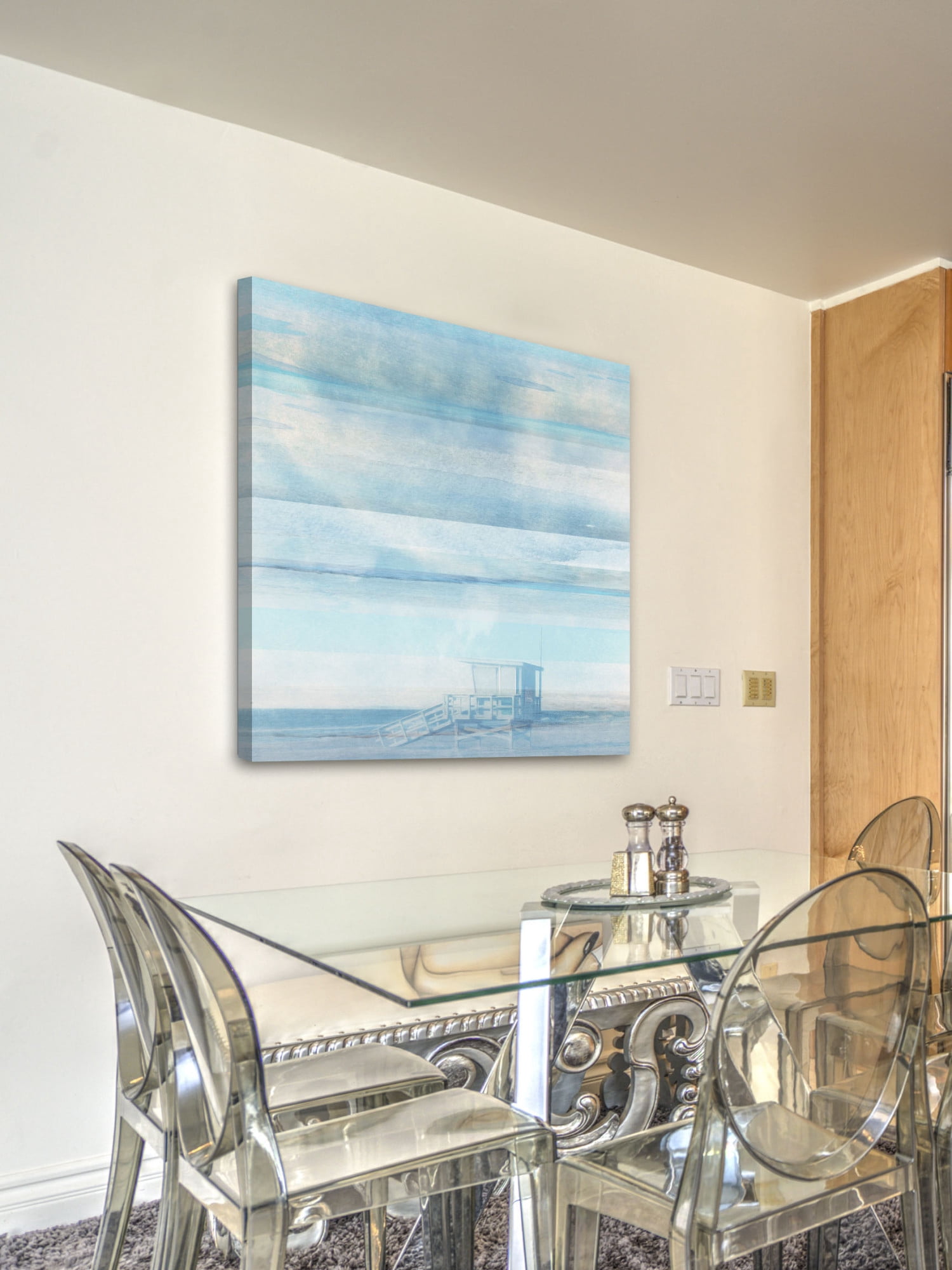 Parvez Taj "Life Guard Shack" Print on Canvas