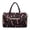Breast Cancer Awareness, variant on Pink Cat Print Large Quilted Duffle Bag for Women, Cute Weekender Travel Overnight Bag Carry On Gym Dance Tote with Zipper Pockets