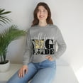 thumbnail image 2 of Big Pride Vintage Leopards Mascot Spirit Women's Retro Unisex Leopard Sweatshirt, 2 of 6