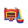 Pogo Elite Galaxy Sports Adventure Commercial Inflatable Bounce House and Water Slide Combo Bundle with Blower and Anchor Stakes Included