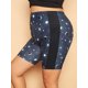 thumbnail image 1 of Bañador de Talla Extra con Estampado de Estrella y Luna Rosegal  Vestidos Estampados Tallas Grandes, 1 of 5