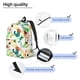 thumbnail image 3 of Easygdp Floral Vintage Mochila de Lona Resistente para Laptop, Compatible con Laptops de 15 a 17 pulgadas, Ideal para Escuela, Trabajo y Viajes-Small, 3 of 5