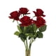 thumbnail image 3 of Juego de 5 piezas de flores artificiales TUNC Rosas rojas de tallo largo 43 cm rojo Sencillez, 3 of 3