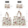 thumbnail image 2 of Wrapables Large & Small Foldable Tote Nylon Reusable Grocery Bags, Set of 2, England, 2 of 5