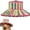 L, variant on Women's Lorna Murray Hat, Straw Reversible Pleated Sun Hat, Wide Brim Foldable Casual Outdoor Beach Sun Hat for Summer (L)