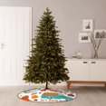 thumbnail image 6 of Xecao Fall Pumpkins Pattern Christmas Tree Skirt Round Xmas Tree Mat Base Cover for Holiday Home Decorations-36", 6 of 6