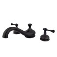 thumbnail image 1 of Kingston Brass KS3335BL 8 Inch -18 Inch Widespread Roman Tub Filler - Oil Rubbed Bronze, 1 of 1