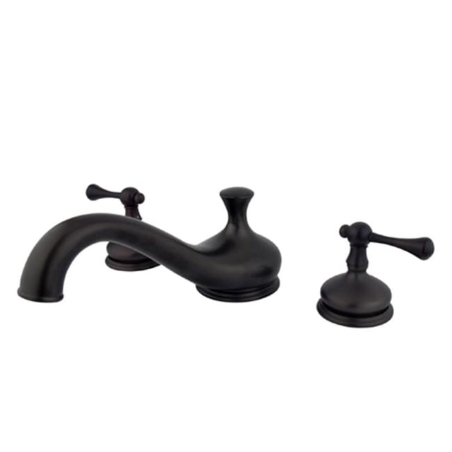 Kingston Brass KS3335BL 8 Inch -18 Inch Widespread Roman Tub Filler - Oil Rubbed Bronze