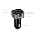 thumbnail image 3 of Cargador De Coche Usb Dual 3.1A Adaptador De Carga Rápida Inteligente Con Interruptor De Encendido Voltímetro Detección De Corriente Para Iphone Ipad Samsung Htc Yuarrent VI008621-00, 3 of 6