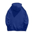 thumbnail image 3 of MHFRRA Sudadera con Capucha y Cordón con Estampado de Cabeza de Toro para Hombre, Estilo Informal, Cómoda, para Uso Diario Azul, 3 of 4