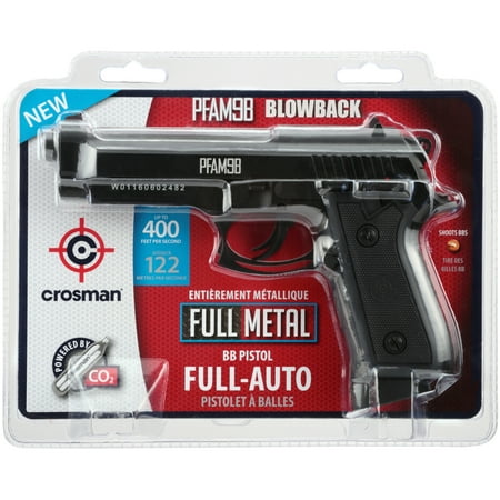 Semi Auto Airsoft Sniper - Crosman PFAM9B CO2 Power, Full Auto, Blowback Pistol PFAM9B