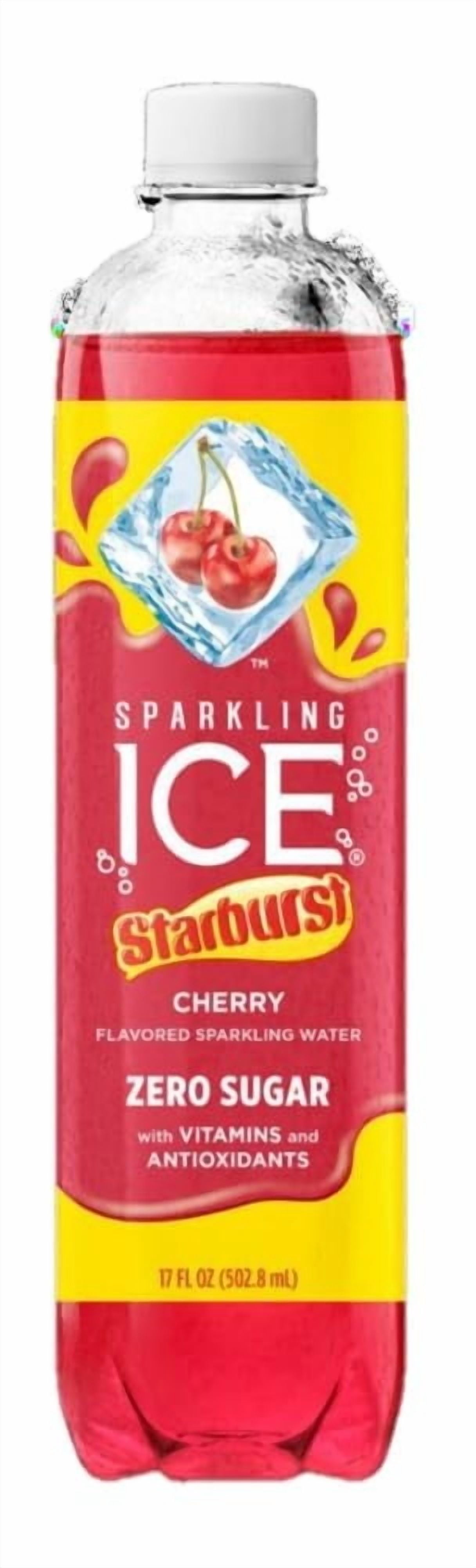 Starburst Sparkle: 9-Pack Variety of Sparkling ICE Water - 17oz Flavors with Bonus, Rich in Antioxidants & Vitamins (Mix Flavors)