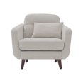 thumbnail image 1 of Serta Sierra - Fauteuil - accent - polyester, Lin, Daim Microfibre - Ivoire, 1 of 8