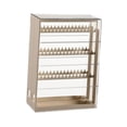 thumbnail image 3 of Organizador de joyería de puertas correderas Rack de almacenamiento de joyería soporte de joyería a prueba de polvo para coleccionistas de collares de, 3 of 9